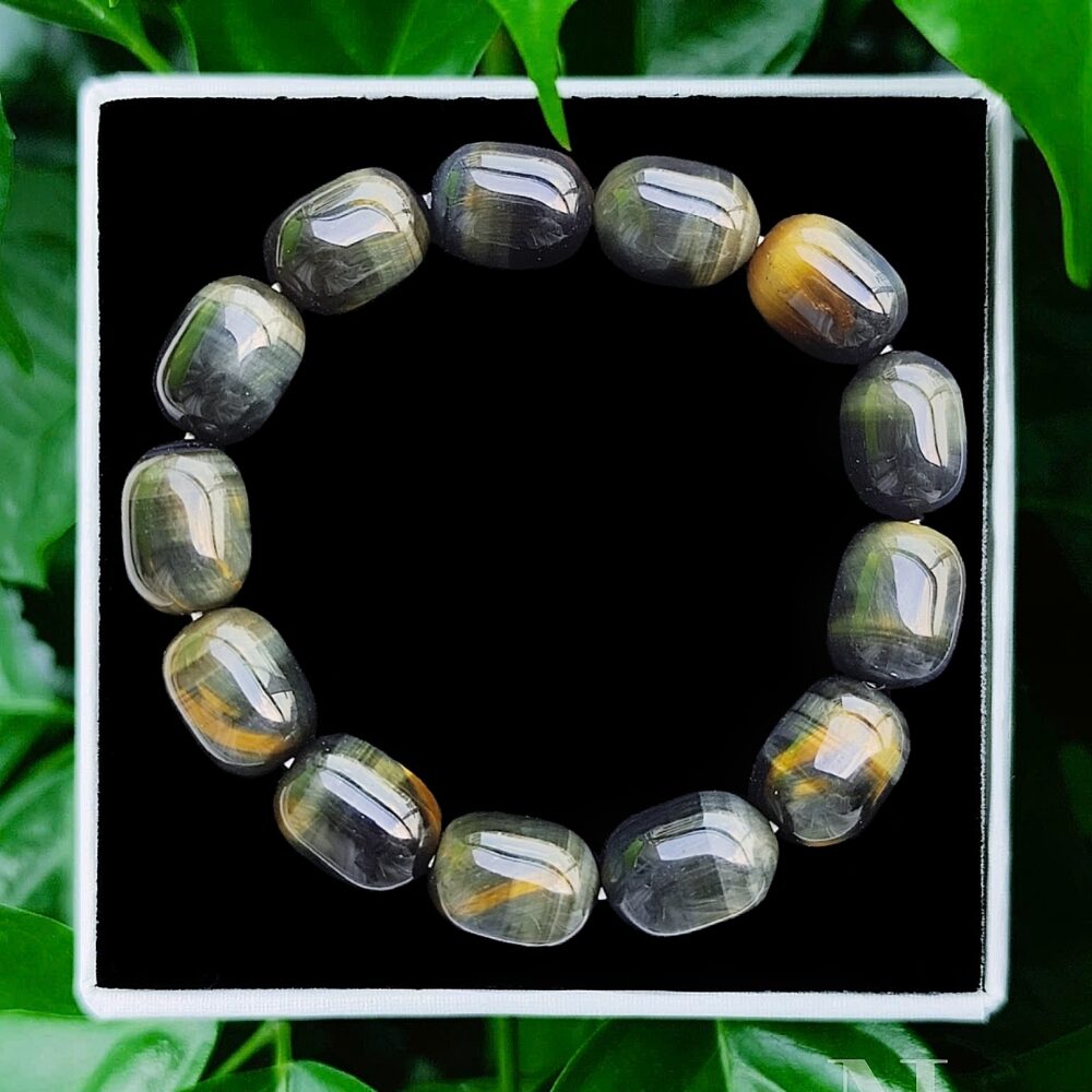 Chuỗi Mắt Hổ Ánh Lửa Kim Lam 12.5Li