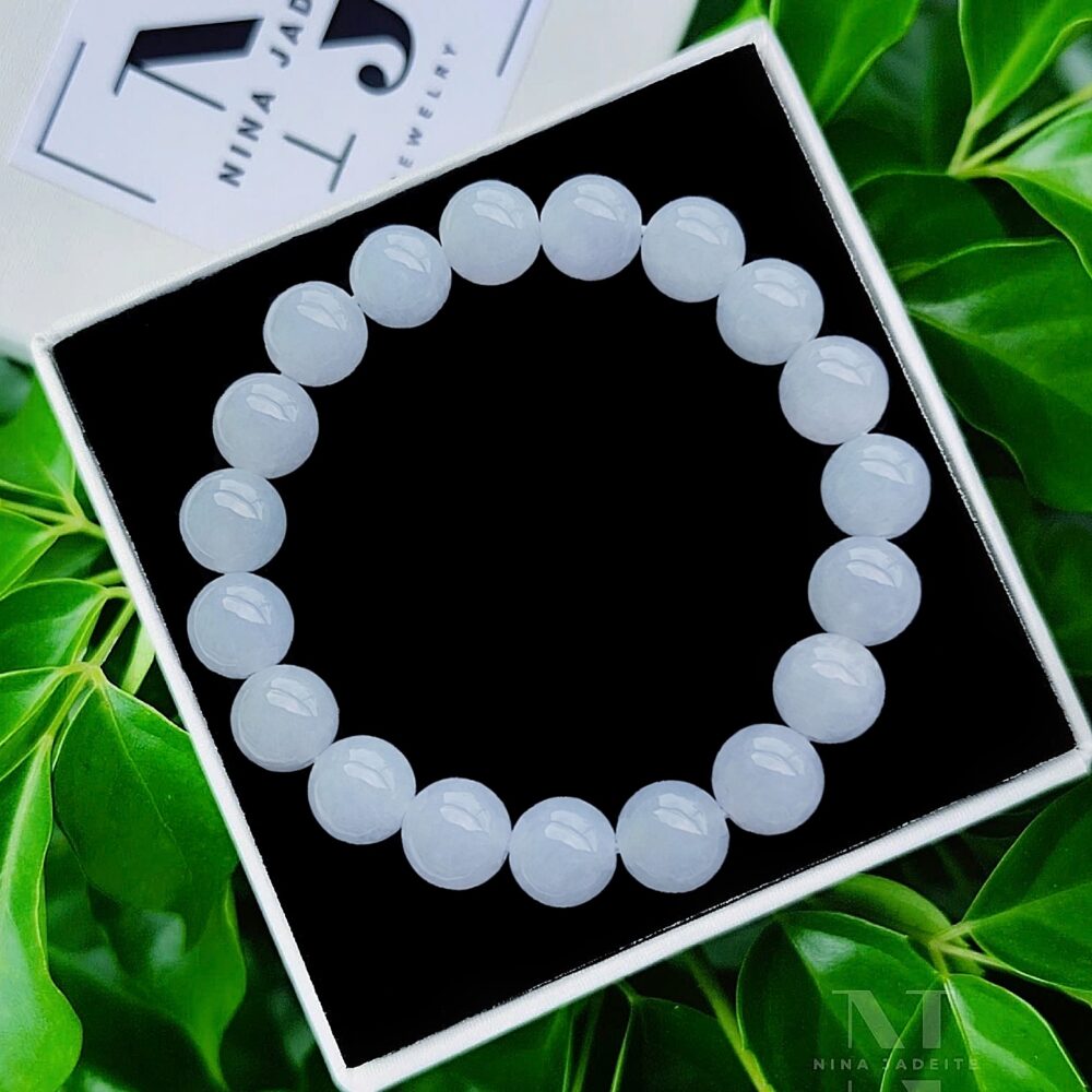 Bạch Ngọc Ánh Lam Myanmar 10Li