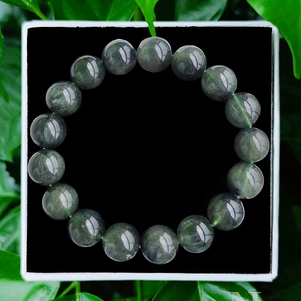 Thạch Anh Tóc Xanh Mắt Mèo 14Li